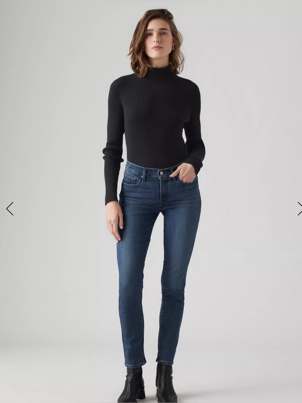 Levi’s Shaping Skinny Style 311 in Lapis Gallop - Medium Wash